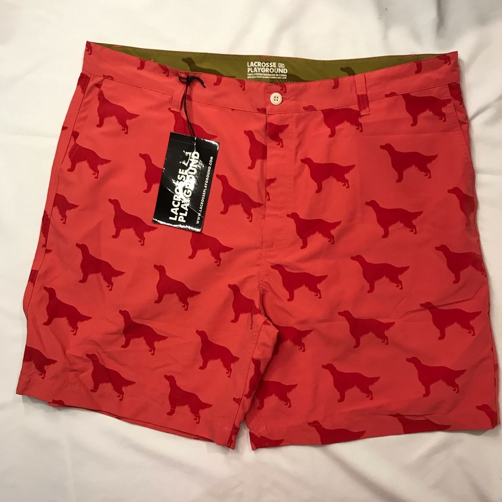 Lacrosse Playground color changing swim trunks